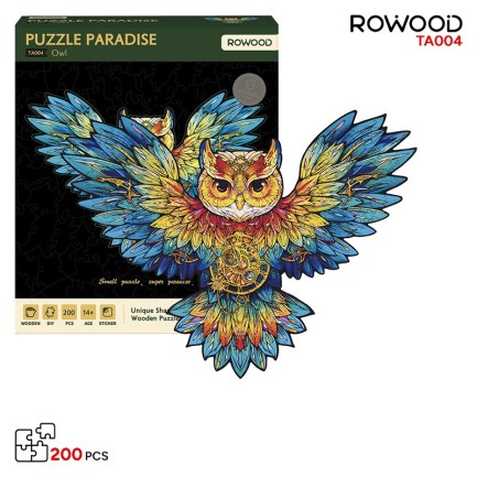Rowood TA004 Owl 3D Wooden Puzzle Rowood TA004 Owl 3D Wooden Puzzle