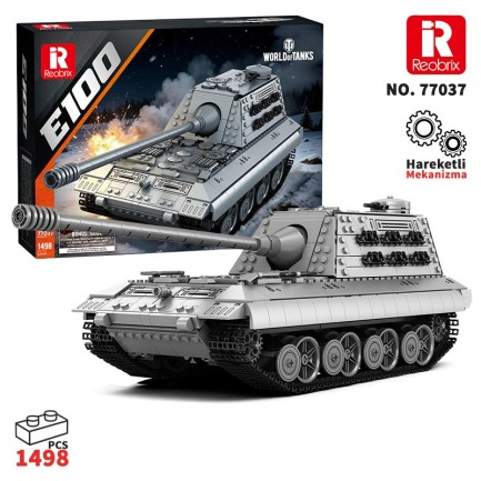Reobrix E100 Heavy Tank 77037 Brick Yapım Seti