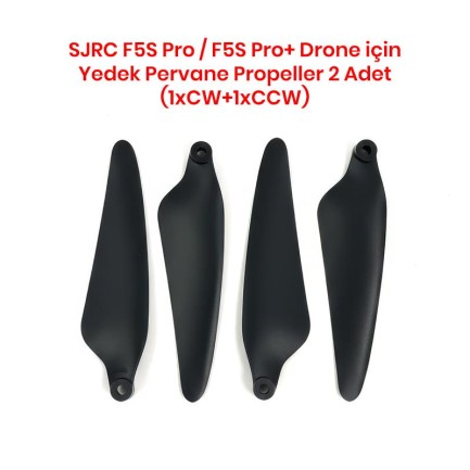 SJRC F5S Pro / F5S Pro+ Drone İçin Yedek Pervane Propeller 2 Adet (1xCW+1xCCW) - oyuncakhobi SJRC F5S Pro / F5S Pro+ Drone İçin Yedek Pervane Propeller 2 Adet (1xCW+1xCCW) - oyuncakhobi