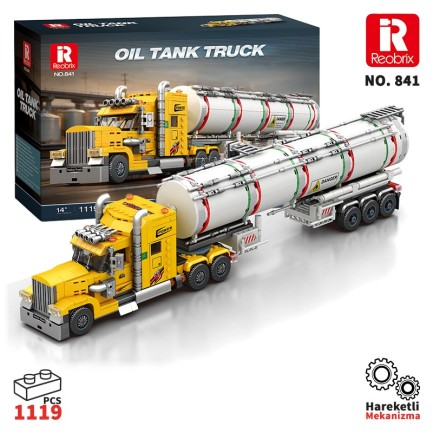 Reobrix W900L Fuel Tanker 841 Brick Yapım Seti