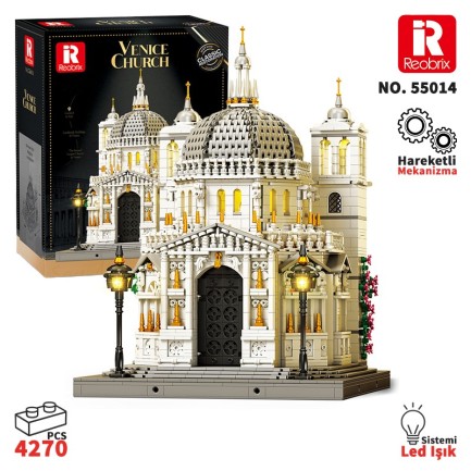 Reobrix Venice Church 55014 Brick Yapım Seti