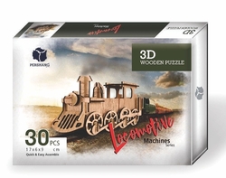 Lokomotif 3D Wooden Puzzle