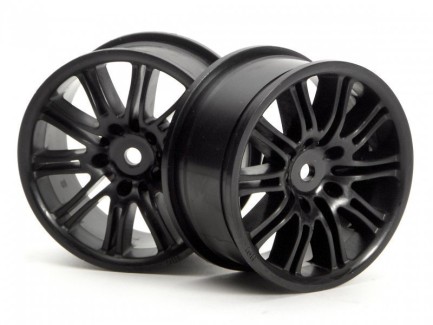 HPI 3771 10 Spoke Motor Sport Wheel 26mm Black