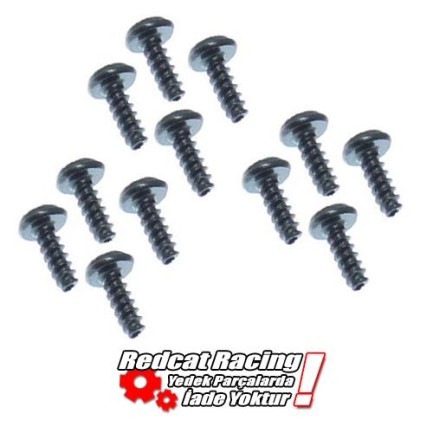 Redcat Racing S004 Round Head Self Tapping Screw 3*18mm 12pcs