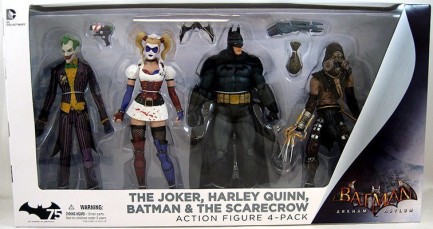 Batman Arkham Asylum 4 Pack Action Figure Set