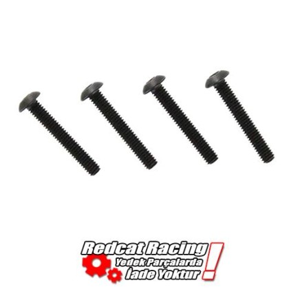 Redcat 50104 Cap Head Mechanical Screw (4*25mm) 4lü