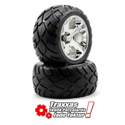 Traxxas 5576R Anakonda 2.8 Chrome Rear Wheels