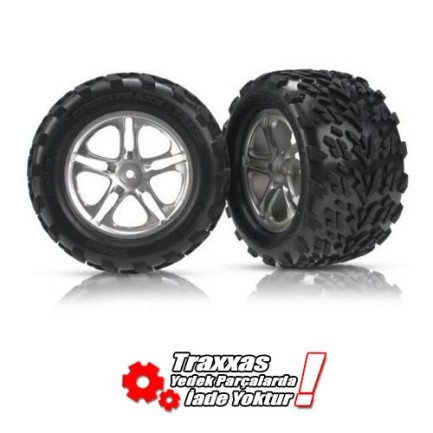Traxxas 5174A Talon 3.8 Dark Chrome Wheels