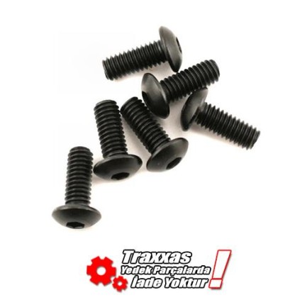 Traxxas 3936 Button Head Machine Screws 4x10mm 6lı