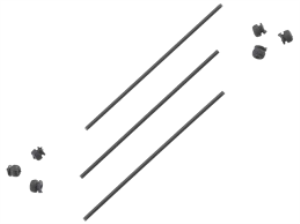 Heli-Max Novus Mounting Rods