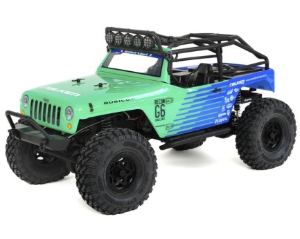Axial SCX10 Wrangler G6 Falken Edition 1/10 RTR- Uzaktan Kumandalı Elektrikli Model Araba Crawler Yeşil