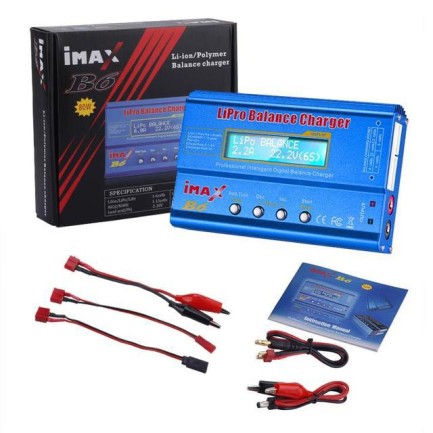 Imax B6 80W Lipo Pil Batarya Şarj Cihazı Profesyonel Digital LCD Ekranlı 6A RC Lipo/Li-ion/NiMh/NiCd (Şarj Adaptörü Dahil Değildir)