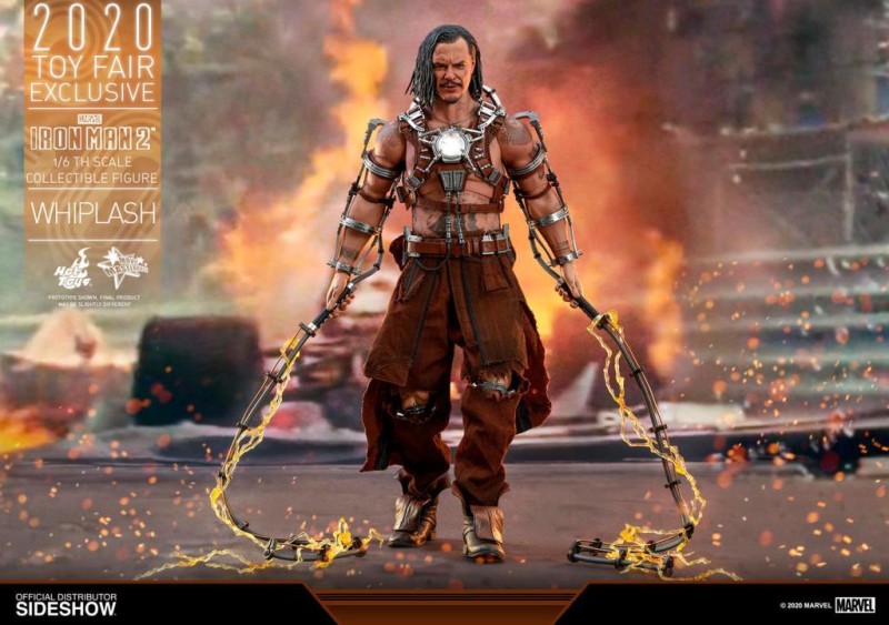 Hot Toys Whiplash V2 Sixth Scale Exclusive Figure 906325 Iron Man 2 Movie Masterpiece Series MMS 569