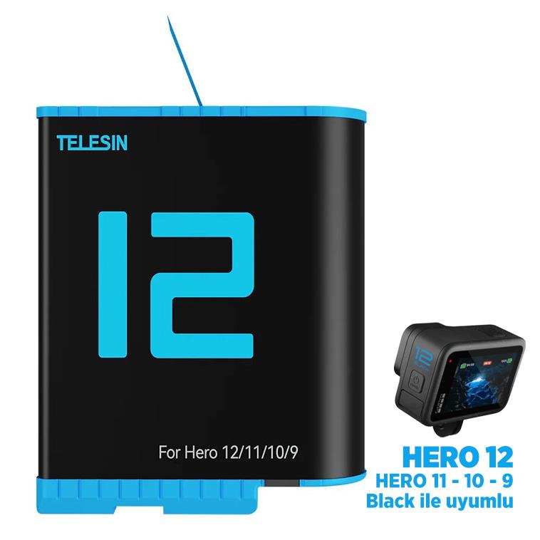 GoPro Şarj Edilebilir Yedek Batarya Fast Charging 1750mAh Mavi (Hero12 , Hero11 ,Hero10,Hero9 Black) GoPro Şarj Edilebilir Yedek Batarya Fast Charging 1750mAh Mavi (Hero12 , Hero11 ,Hero10,Hero9 Black)