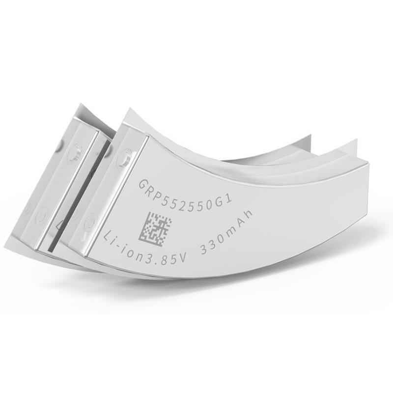 Grepow GRP552550G1 Metal Casing Crescent Shaped Rechargeable Li-ion Battery