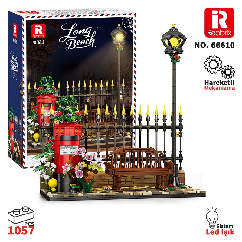 Reobrix Long Bench 66610 Brick Yapım Seti