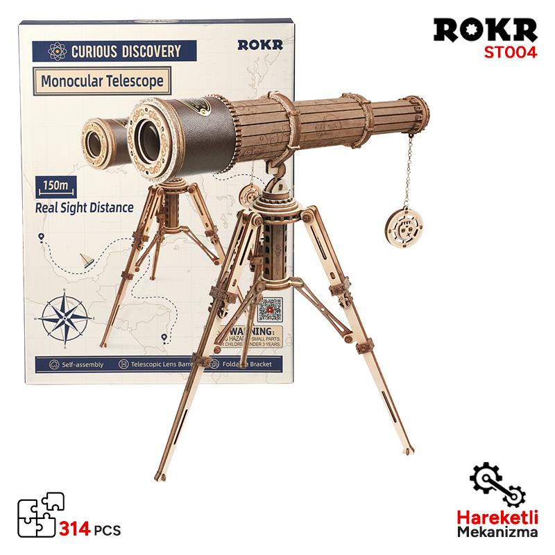 ROKR ST004 Monocular Telescope 3D Wooden Puzzle