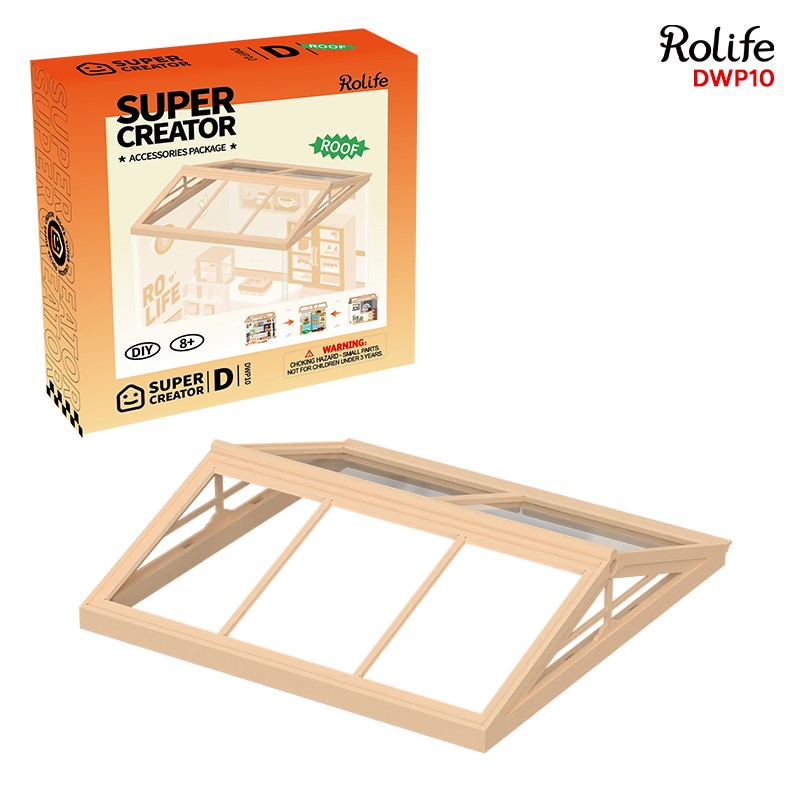 Rolife DWP10 Roof D 3D Wooden Puzzle