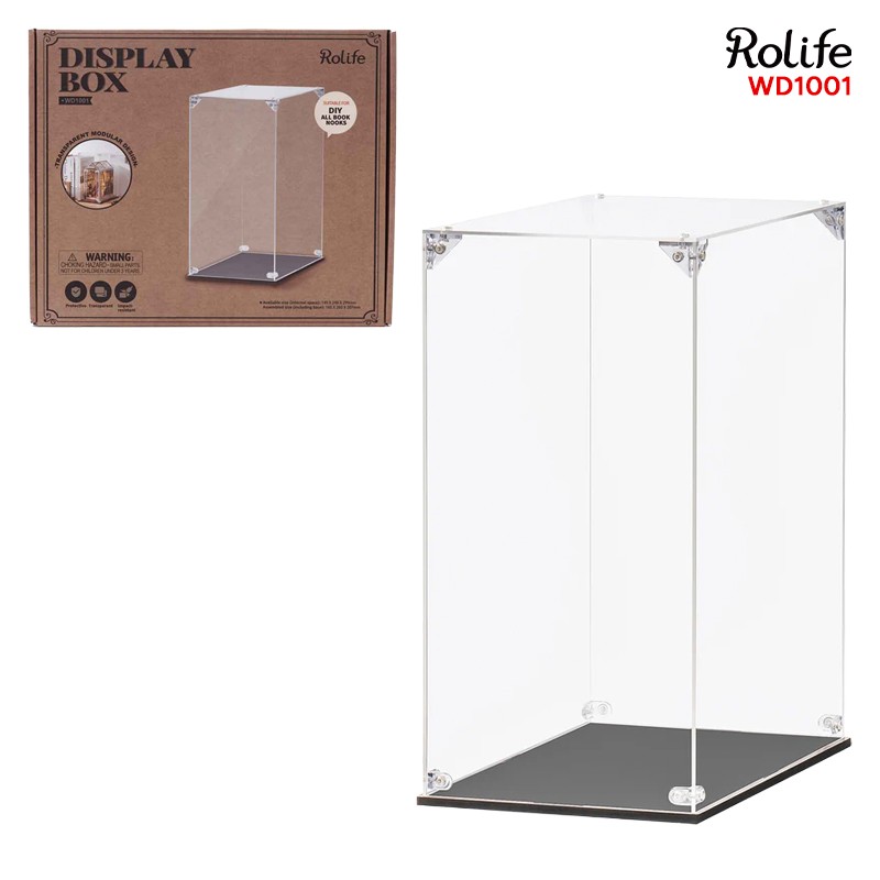 Rolife WD1001 Dust Cover Kitap Köşesi Book Nook DIY Minyatür Maket Model Seti Mini Dollhouse 3D Model Kit Detaylı Dekoratif Hobi Seti 3D Puzzle Tiny House