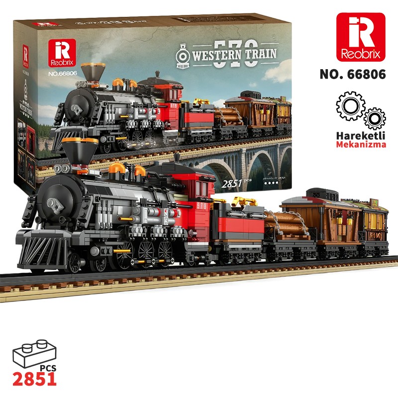 Reobrix Norfolk and Western No. 578 66806 Brick Yapım Seti