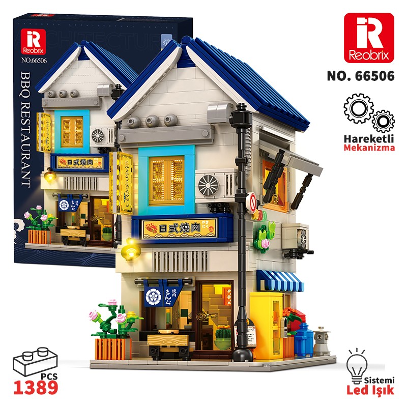 Reobrix BBQ Restaurant 66506 Brick Yapım Seti