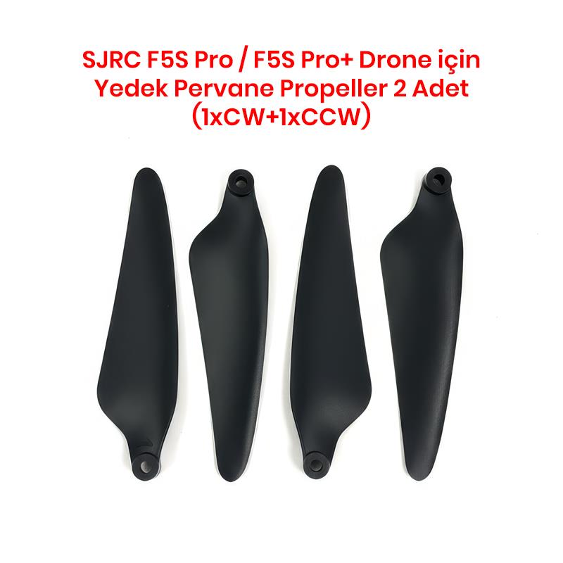 SJRC F5S Pro / F5S Pro+ Drone İçin Yedek Pervane Propeller 2 Adet (1xCW+1xCCW) - oyuncakhobi
