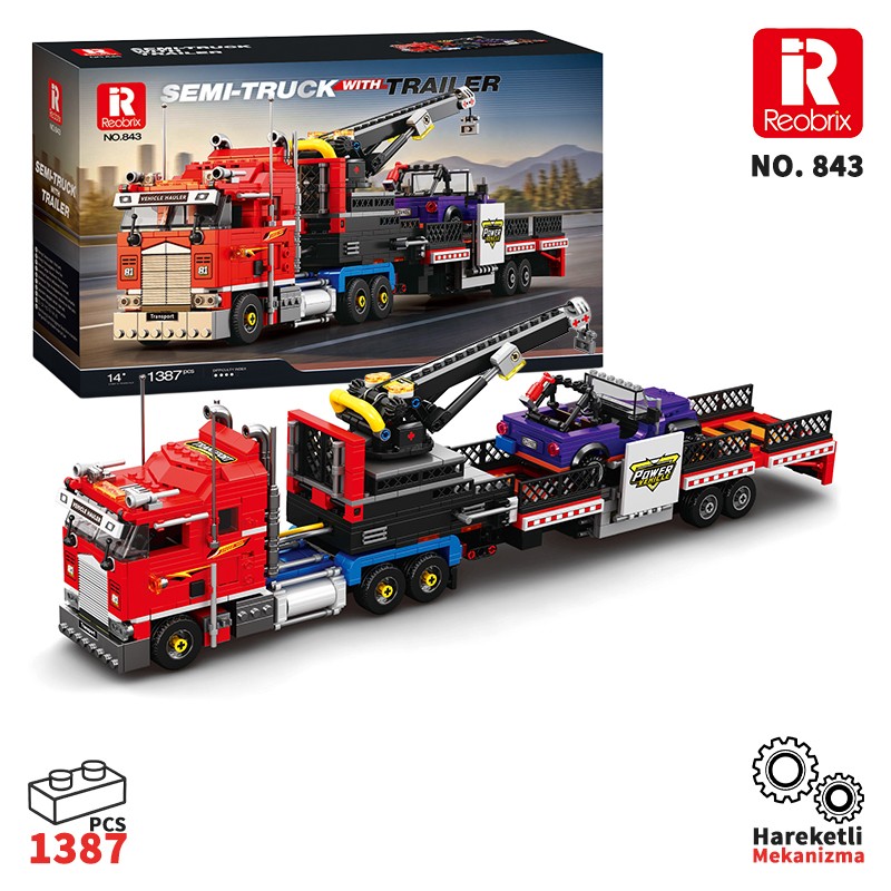 Reobrix Optimus Prime Color Scheme 843 Brick Yapım Seti