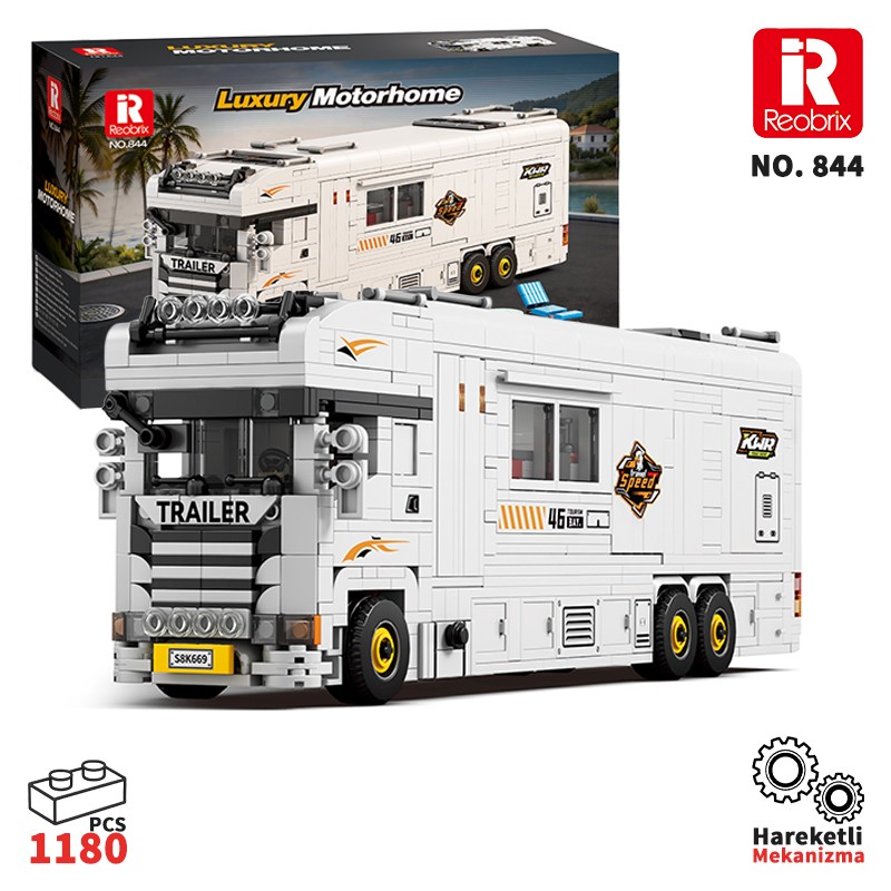 Reobrix Scania Motorhome 844 Brick Yapım Seti