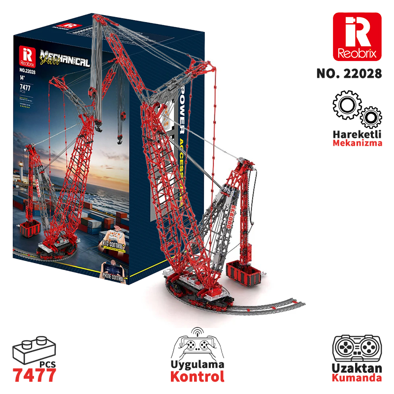 Reobrix Ring Crane 22028 Brick Yapım Seti