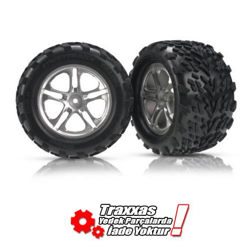 Traxxas 5174A Talon 3.8 Dark Chrome Wheels