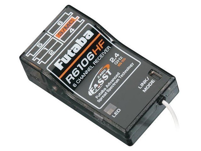 Futaba R6106HF 2.4GHz FASST 6-Kanal Alıcı