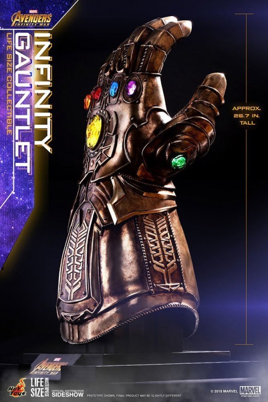 Hot Toys Thanos Infinity Gauntlet 1:1 Life Size Replica