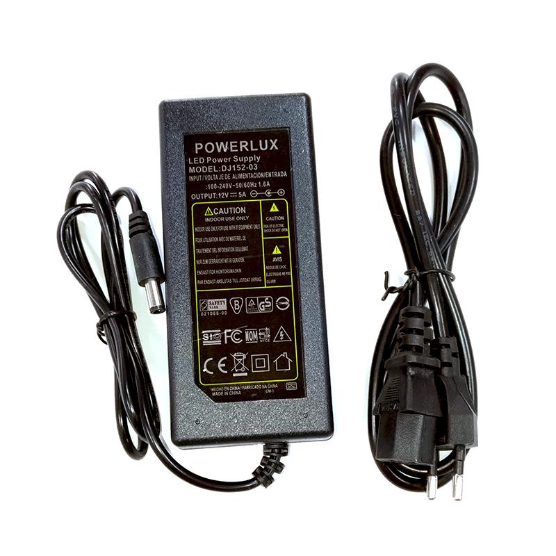 AC/DC Şarj Adaptörü EU-12V5A AC/DC Şarj Adaptörü EU-12V5A