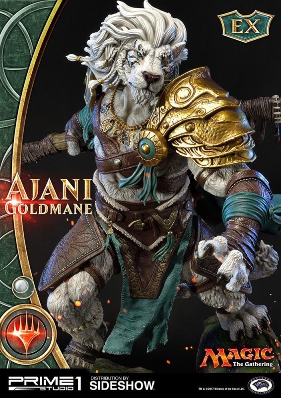 Ajani Goldmane Statue