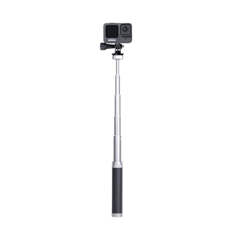 Aksiyon Kameraları ve Telefon Gimballeri İçin Extension Rod Uzatma Çubuğu Dayanıklı Alüminyum Alaşım 14.8 - 66 cm Titanyum