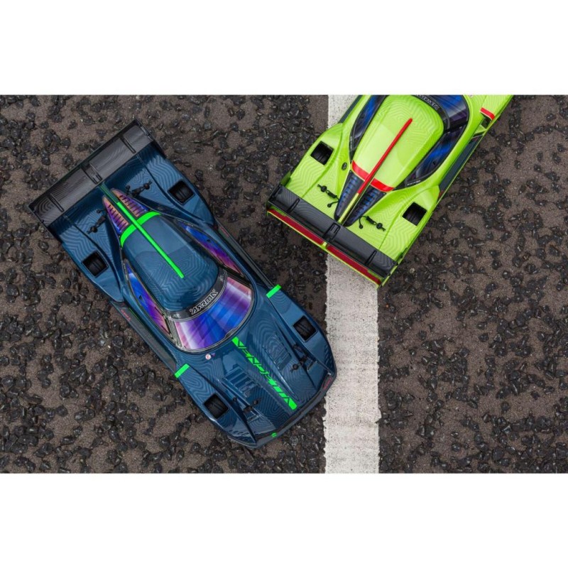 ARRMA RC 1/8 VENDETTA 4WD 3S BLX Brushless All-Road SPEED BASH RACER 2.4GHz Radio, Smart ESC & AVC Mavi