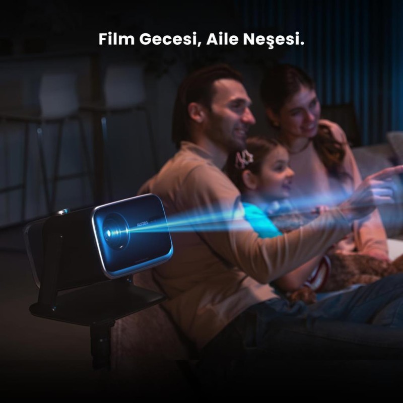 Aurzen Boom Mini 4K Android GoogleTV Projeksiyon Cihazı