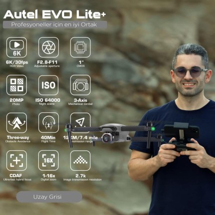 Autel EVO Lite+ Plus Premium Bundle Kameralı Drone Seti - Thumbnail