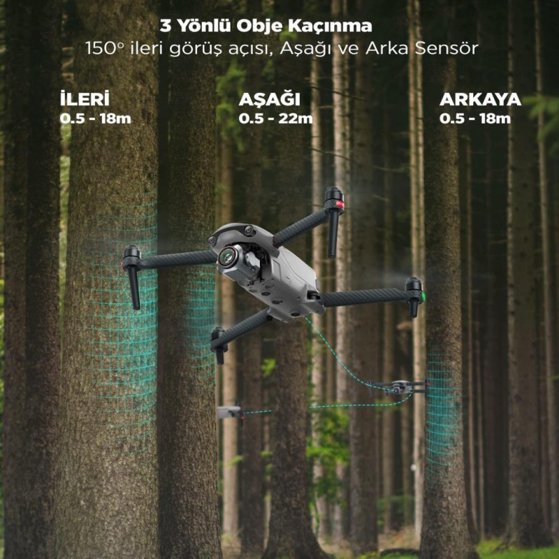 Autel EVO Lite+ Plus Premium Bundle Kameralı Drone Seti