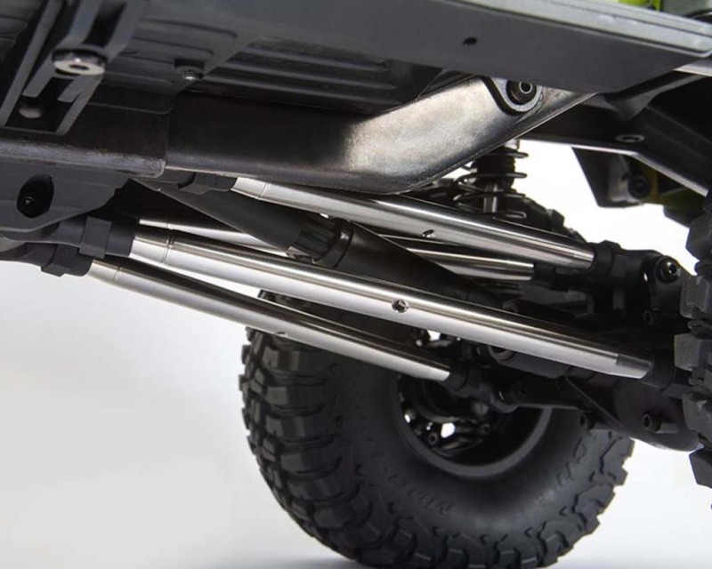 Axial 1/6 SCX6 Jeep JLU Wrangler 4X4 4WD Elektrikli Rc Model Araba Offroad Arazi Rock Crawler RTR w/DX3 Radio & Smart ESC Yeşil