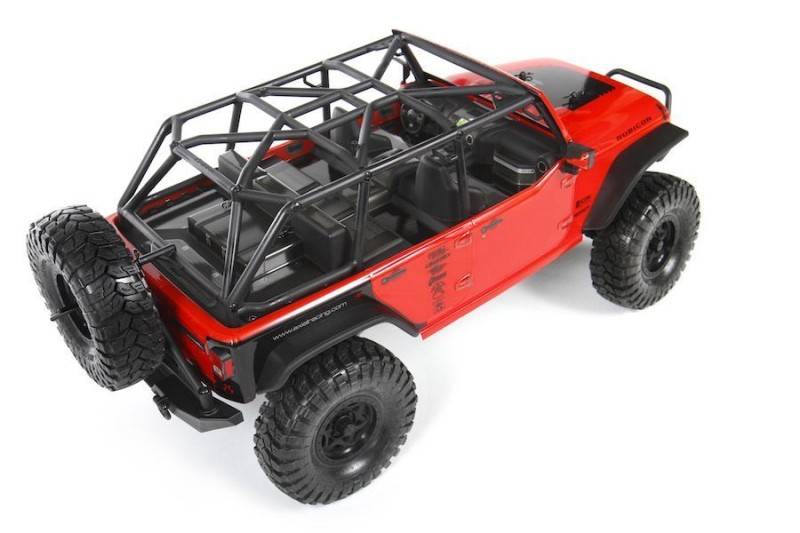 Axial SCX10 2012 Jeep Wrangler Unlimited Rubicon 1/10 Kit - Elektrikli
