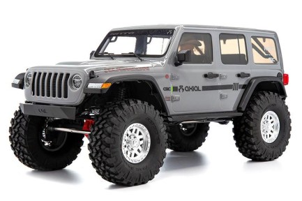 AXIAL - Axial SCX10 III Jeep JLU Wrangler RTR 4WD Rock Crawler Elektrikli Rc Araba Gri w/Portals