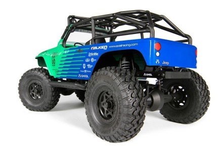 Axial SCX10 Wrangler G6 Falken Edition 1/10 RTR- Uzaktan Kumandalı Elektrikli Model Araba Crawler Yeşil - Thumbnail