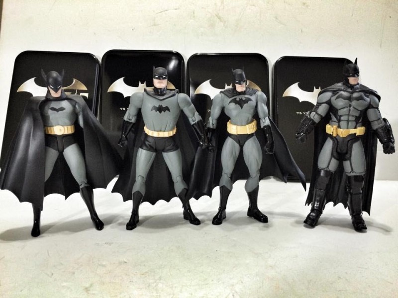 Batman 75th Anniversary 4-pack Action Figure Set
