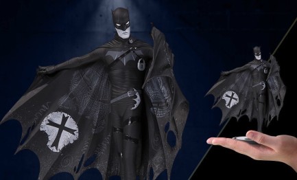 Batman Black & White Gerard Way Statue - Thumbnail