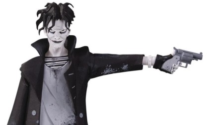 Batman & Joker Black & White Gerard Way Statue Set - Thumbnail