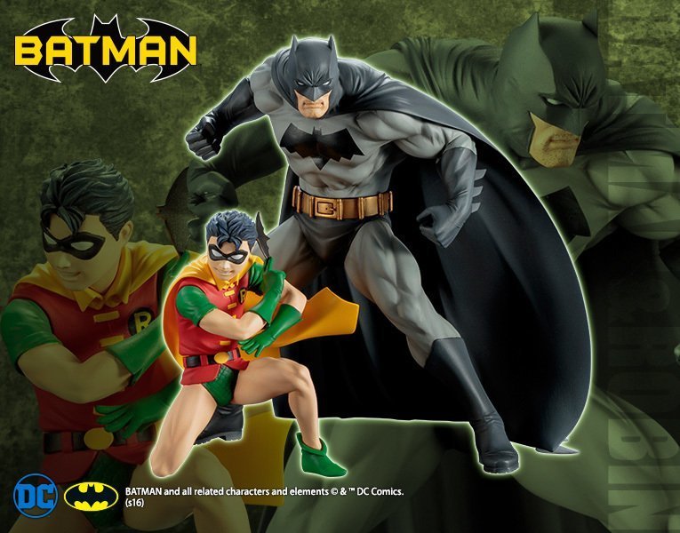 Kotobukiya Batman & Robin ArtFx+ Statue Set