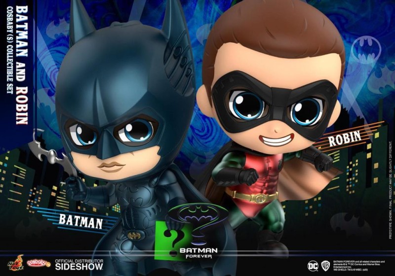 Hot Toys Batman & Robin Cosbaby Set