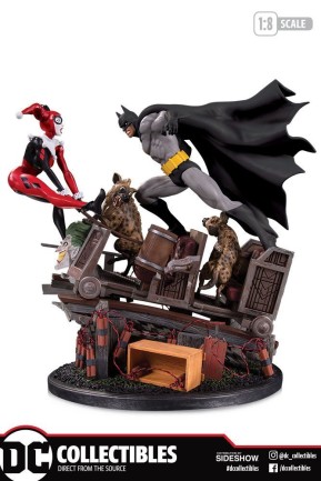 Dc Collectibles - Batman VS. Harley Quinn Battle Statue 2nd Edition Battle Statue