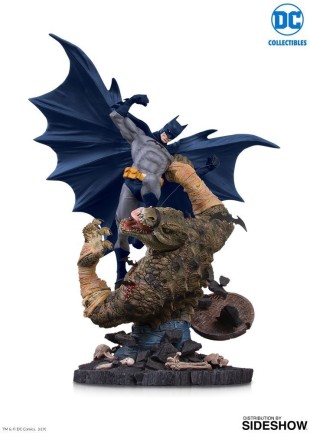 Dc Collectibles - Batman VS Killer Croc Statue Mini Battle Statue